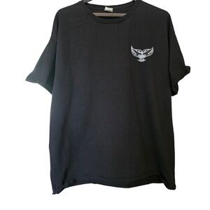 Kauai Maui Hawaii‎ T Shirt Mens 2XL Black Whale Tail Graphic Tee Hanes